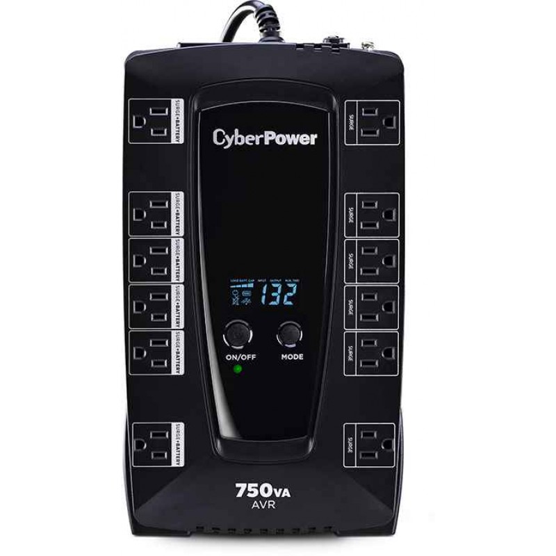 CyberPower AVRG750LCD LCD & AVR UPS System Intelligent LCD Series