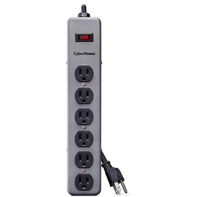 CyberPower B608MGY 6-Outlet Surge Protector Hardware Surge Protection