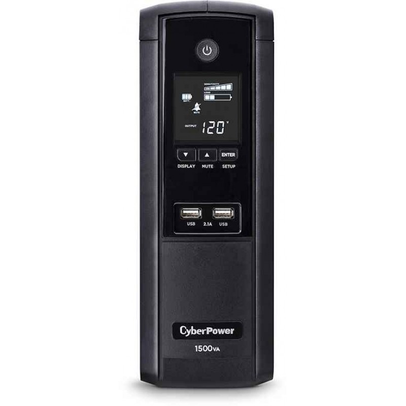 CyberPower BRG1500AVRLCD LCD & AVR UPS System Intelligent LCD Series CyberPower BRG1500AVRLCD LCD & AVR UPS System Intelligent LCD Series