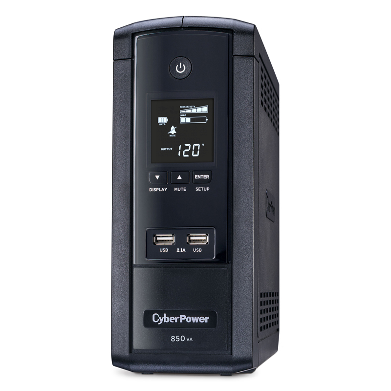 CyberPower BRG850AVRLCD LCD & AVR UPS System Intelligent LCD Series