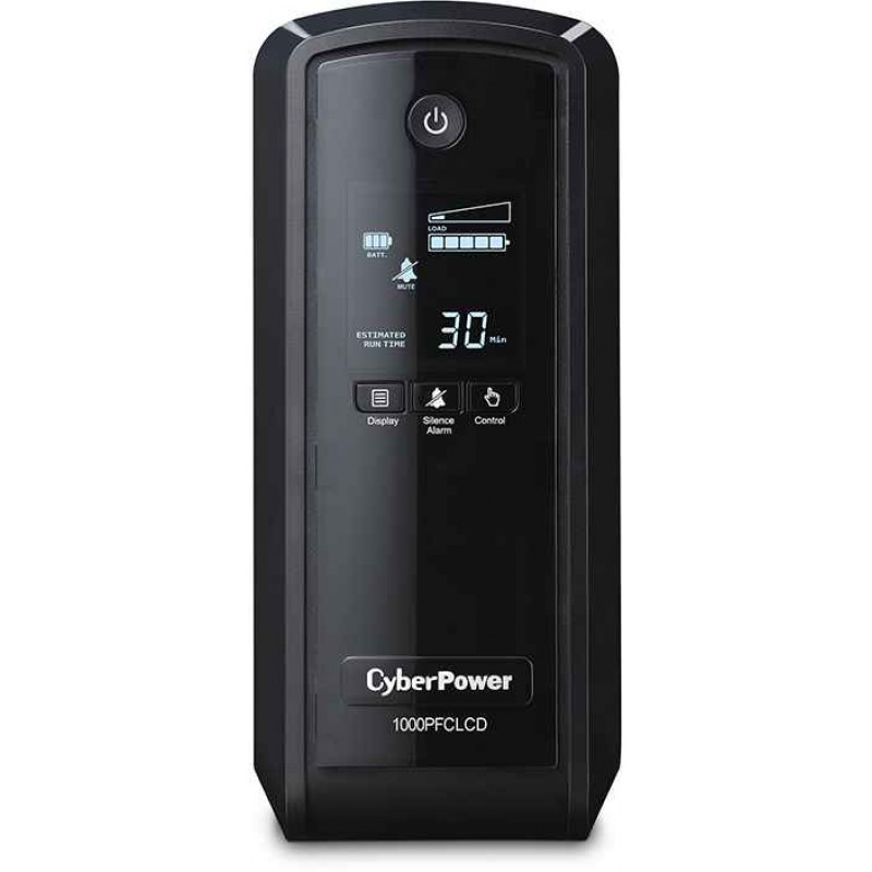 CyberPower CP1000PFCLCD PFC Sinewave Series UPS System PFC Sinewave Series