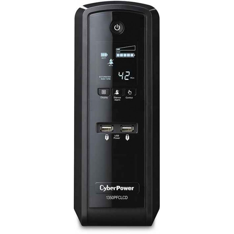 CyberPower CP1350PFCLCD PFC Sinewave Series UPS System PFC Sinewave Series