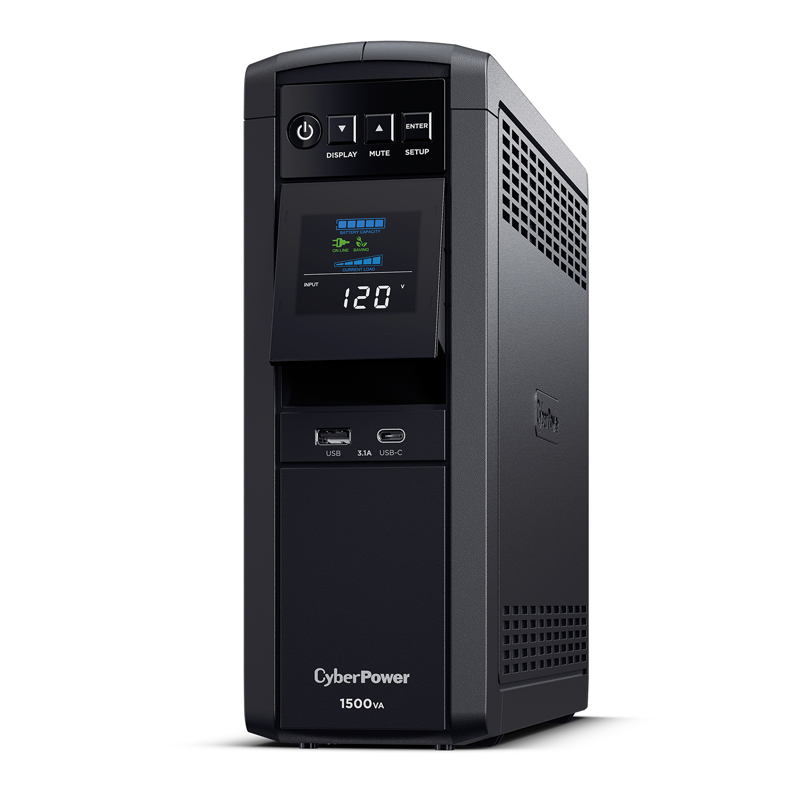 CyberPower CP1500PFCLCD PFC Sinewave Series UPS System PFC Sinewave Series