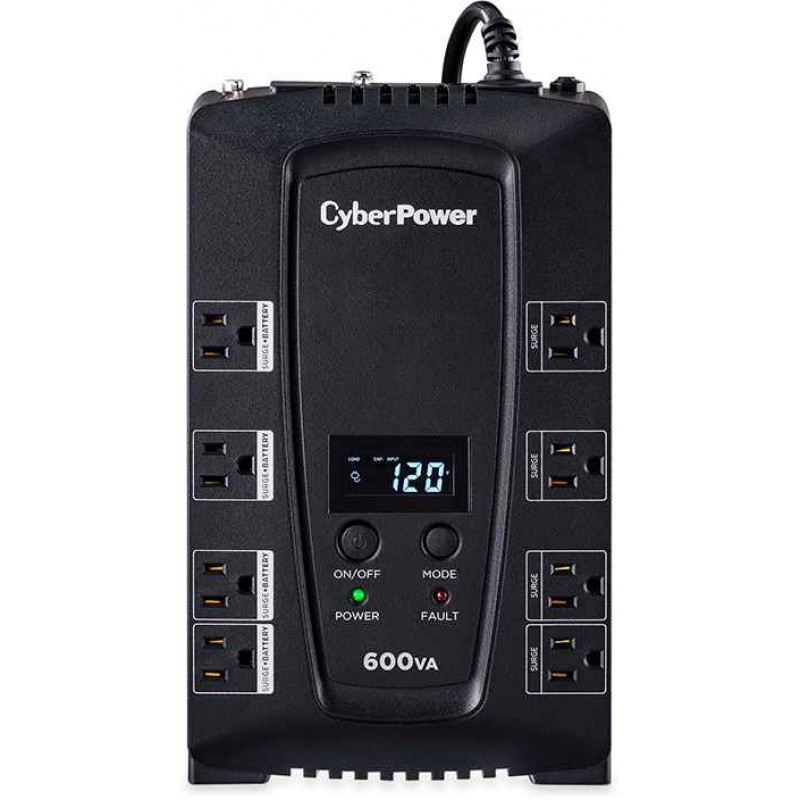 CyberPower CP600LCD LCD & AVR UPS System Intelligent LCD Series