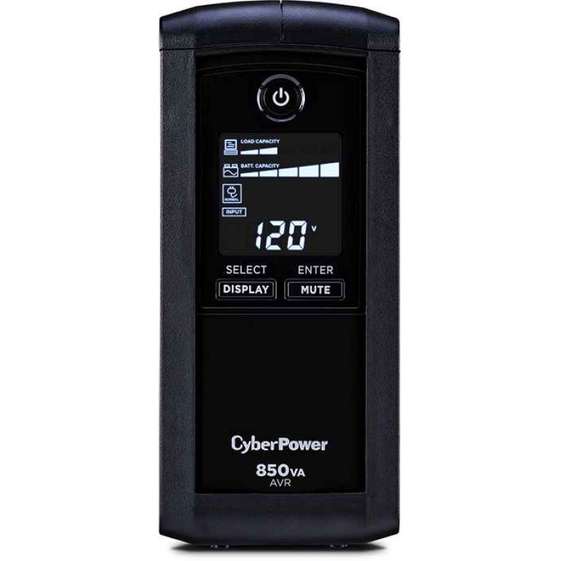 CyberPower CP850AVRLCD LCD & AVR UPS System Intelligent LCD Series