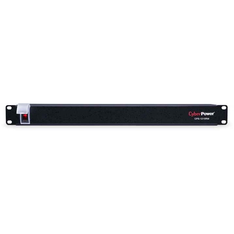 CyberPower CPS1215RM Basic PDU 10 Outlets 1U Rackmount Rackmount Surge Protector