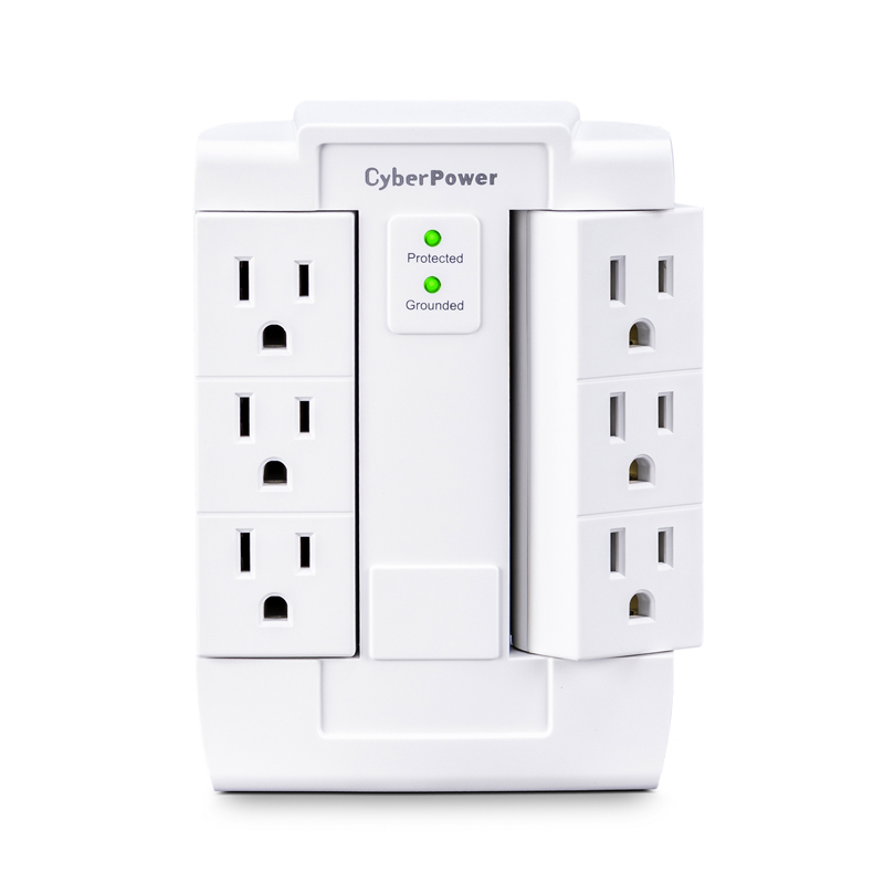 CyberPower CSB600WS 8-Outlet Surge Protector Essential Surge Protection