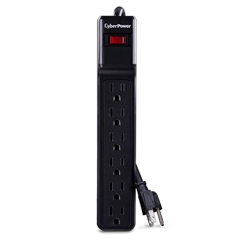 CyberPower CSB6012 6-Outlet Surge Protector Essential Surge Protection