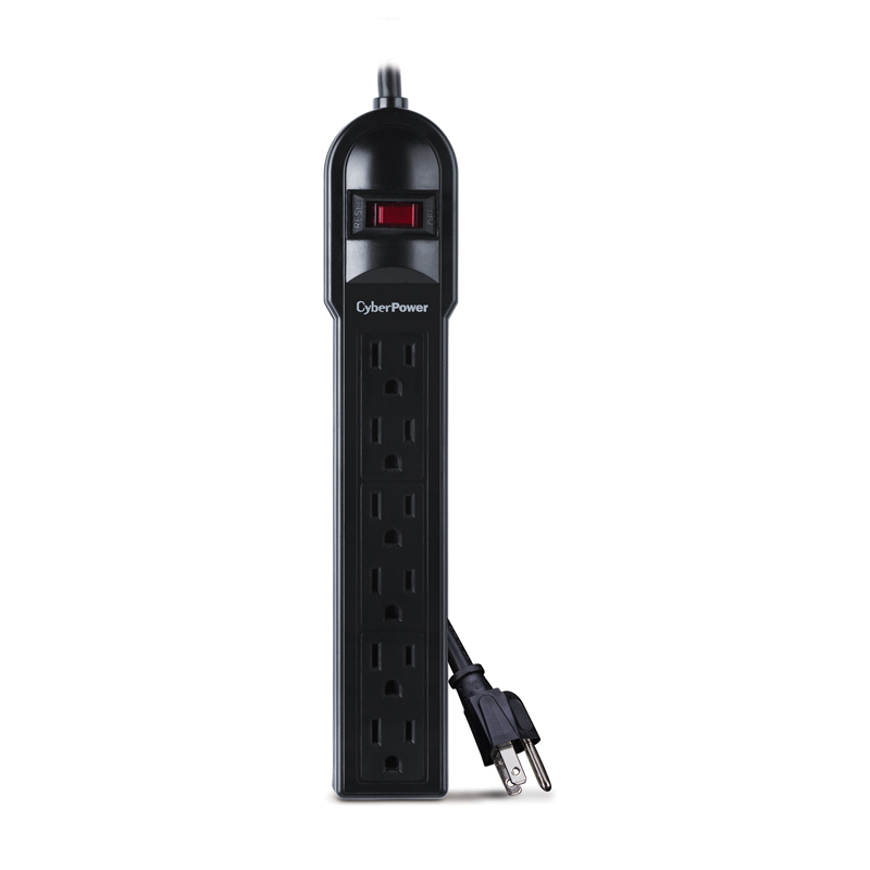 CyberPower CSB606 6-Outlet Surge Protector Essential Surge Protection
