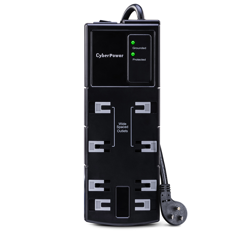 CyberPower CSB806 8-Outlet Surge Protector Essential Surge Protection