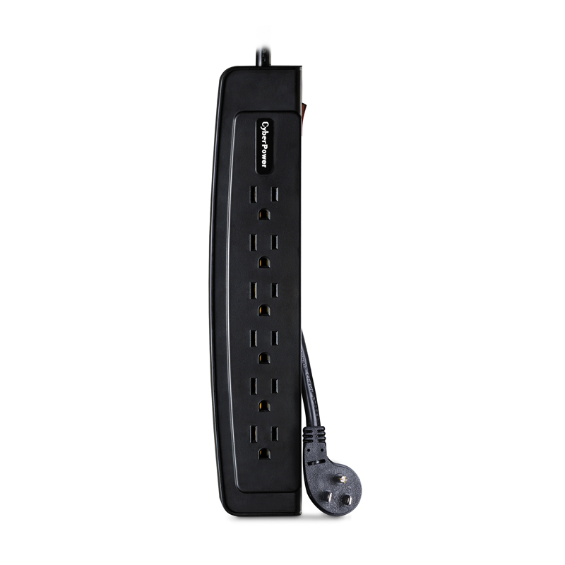 CyberPower CSP604T 6-Outlet Surge Protector Professional Surge Protection