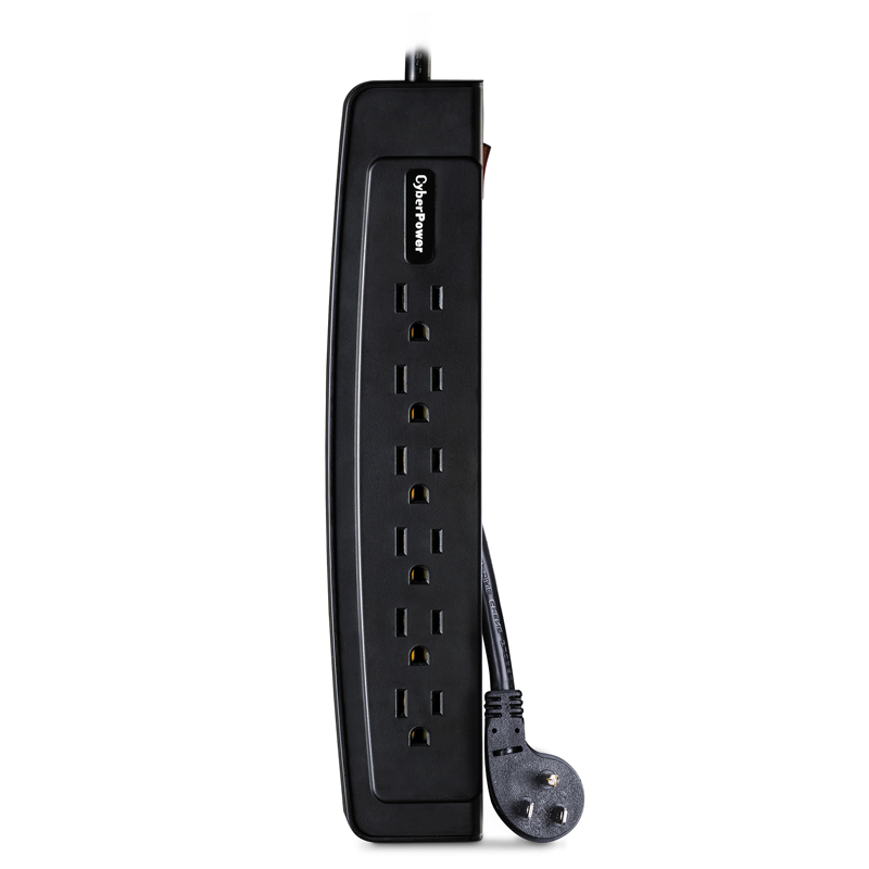 CyberPower CSP606T 6-Outlet Surge Protector Professional Surge Protection