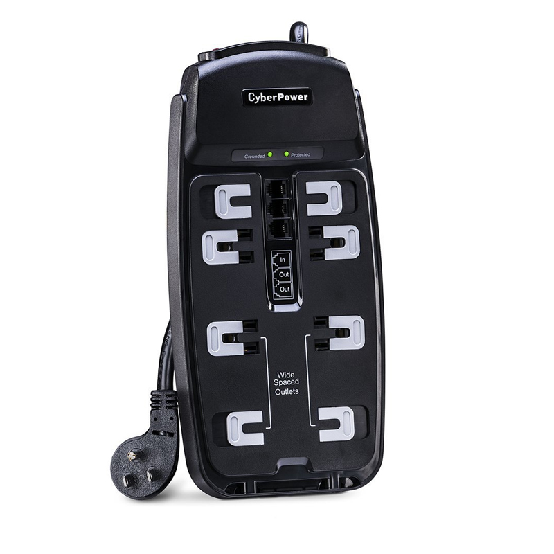 CyberPower CSP806T Surge Protector (8-Outlet)