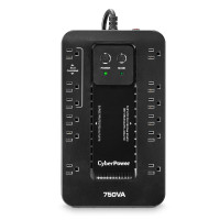 CyberPower EC750GTAA Ecologic UPS System 12 Outlets, ECO Mode TAA-Compliant