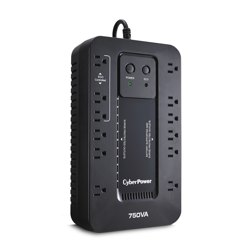 CyberPower EC750GTAA Ecologic UPS System 12 Outlets, ECO Mode TAA-Compliant CyberPower EC750GTAA Ecologic UPS System 12 Outlets, ECO Mode TAA-Compliant