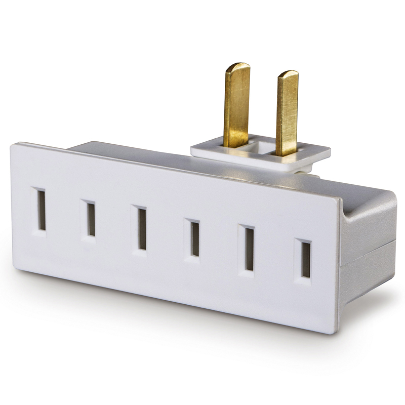 CyberPower GT300P 3-Outlet Pivoting Wall Tap Adapters and Taps