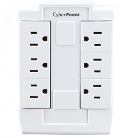 CyberPower GT600P Swivel Grounded Wall Tap (6 Outlet)