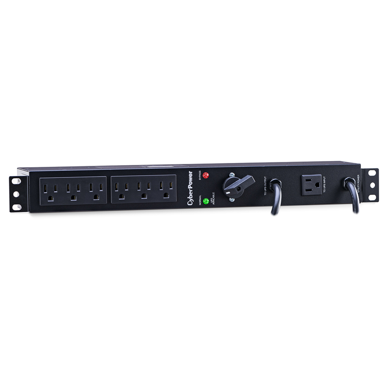 CyberPower MBP15A6 6-Outlets 1U Rackmount Maintenance Bypass Switch
