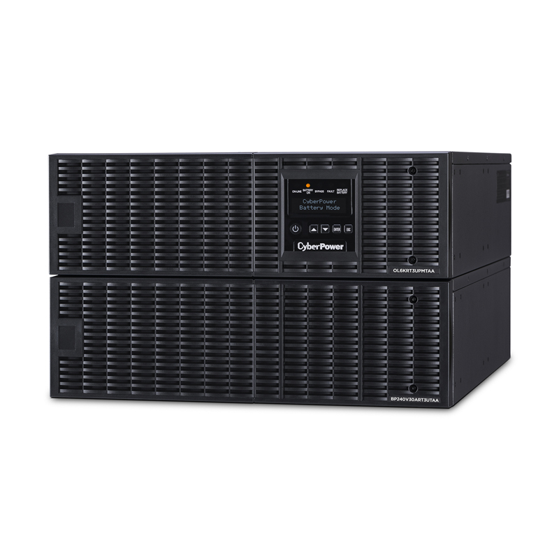 CyberPower OL6000RT3UTAA Pure Sine Wave LCD Rack/Tower UPS TAA-Compliant