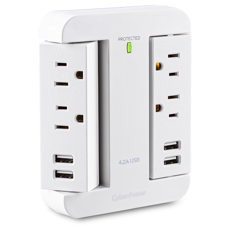 CyberPower P4WSU Professional Surge Protector Professional Surge Protector CyberPower P4WSU Professional Surge Protector Professional Surge Protector