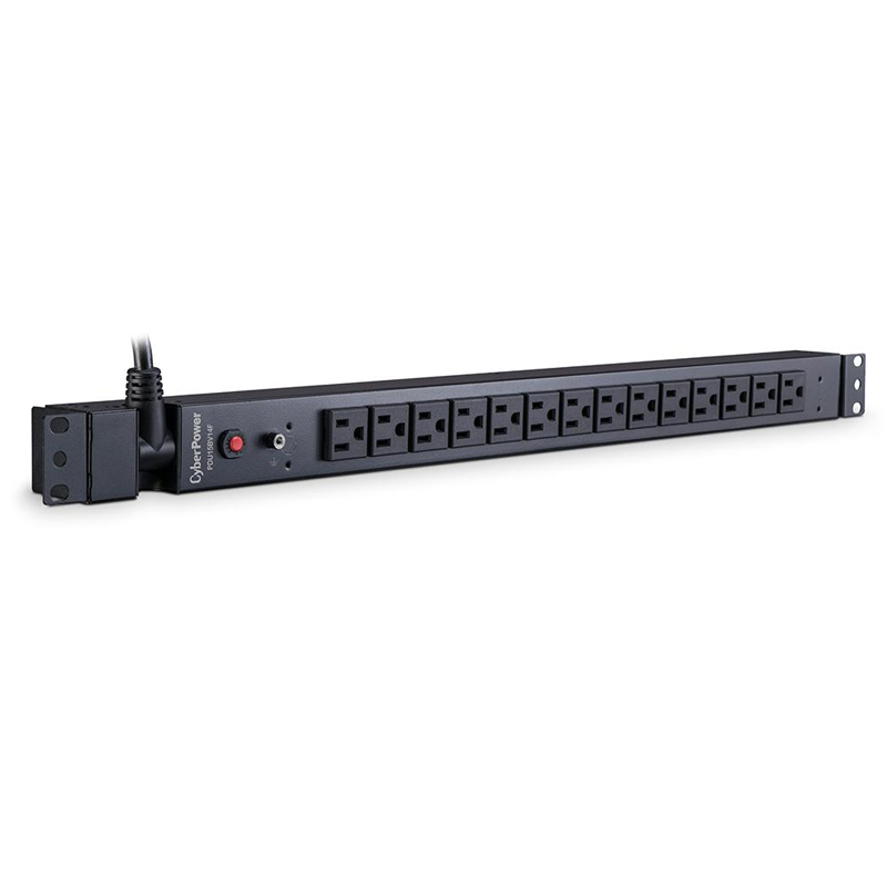 CyberPower PDU15BV14F 14-Outlets 1U Rackmount Basic Power Distribution Units CyberPower PDU15BV14F 14-Outlets 1U Rackmount Basic Power Distribution Units