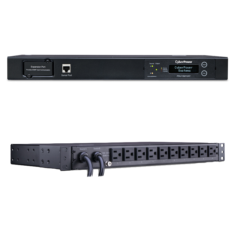 CyberPower PDU15M10AT 1U RackMount (10 Outlet)