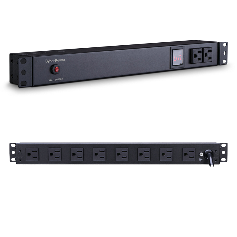 CyberPower PDU15M2F8R 1U RackMount (10 Outlet)