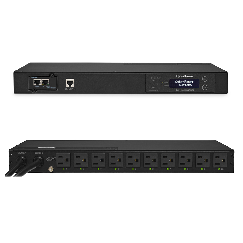 CyberPower PDU15MV20F 20-Outlets 1U Rackmount Metered