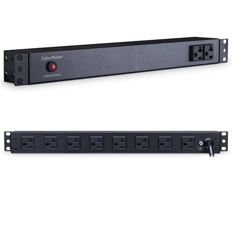 CyberPower PDU20BT2F8R 1U RackMount (10 Outlet)