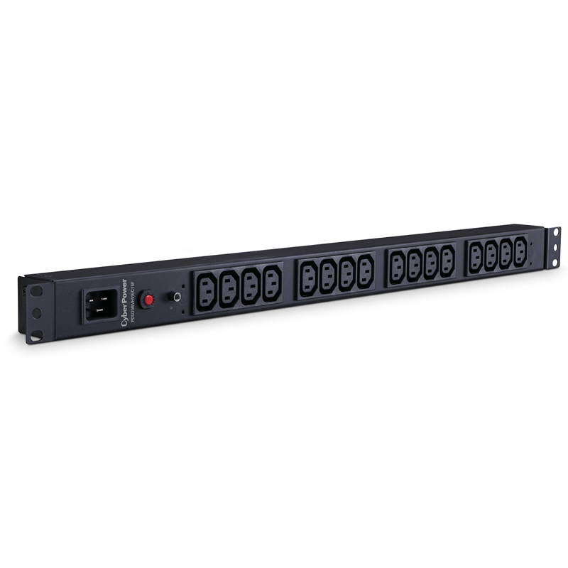 CyberPower PDU20BVHVIEC16F 16-Outlets 1U Rackmount Basic Power Distribution Units