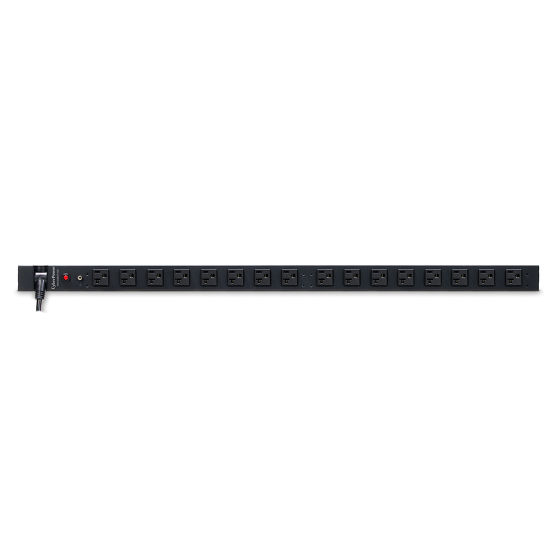 CyberPower PDU20BVT16F 16-Outlets 1U Rackmount Basic Power Distribution Units