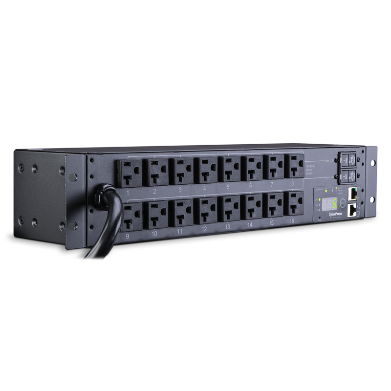 CyberPower PDU30MT16FNET 16-Outlets 1U Rackmount Monitored