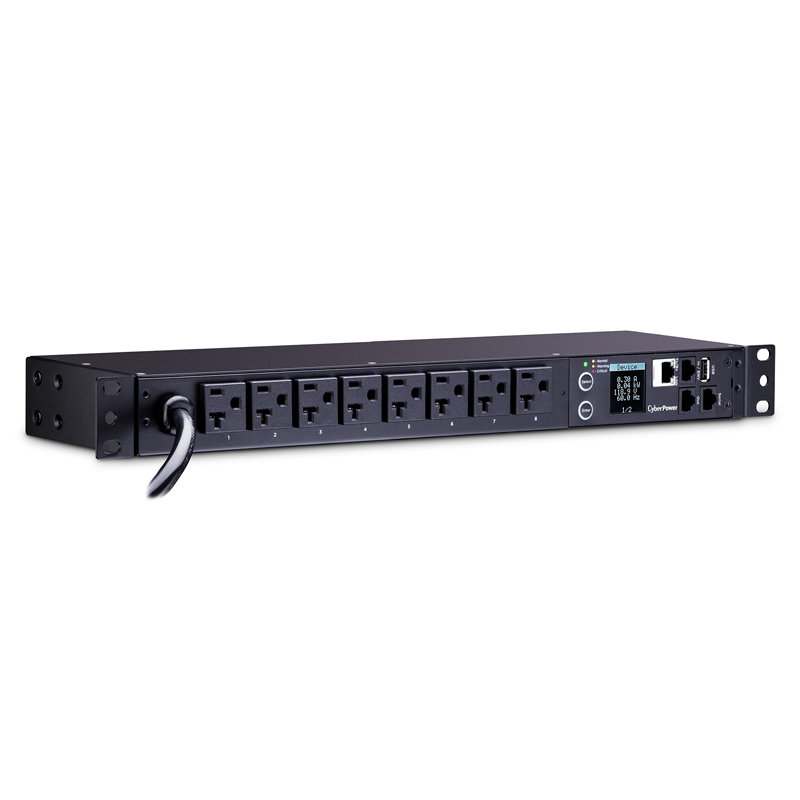 CyberPower PDU31002 8-Outlets 1U Rackmount Monitored CyberPower PDU31002 8-Outlets 1U Rackmount Monitored
