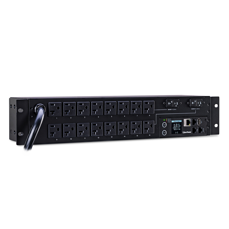 CyberPower PDU31003 16-Outlets 1U Rackmount Monitored