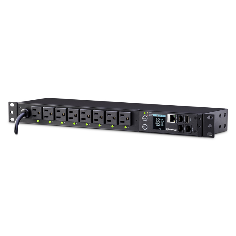 CyberPower PDU41001 1U RackMount (8 Outlet)