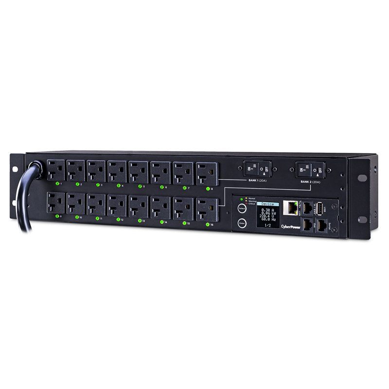 CyberPower PDU41003 16-Outlets 2U Rackmount Switched