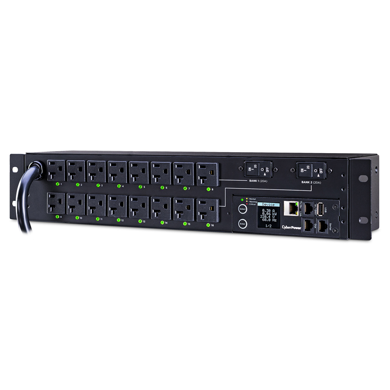 CyberPower PDU41003 16-Outlets 2U Rackmount Switched CyberPower PDU41003 16-Outlets 2U Rackmount Switched
