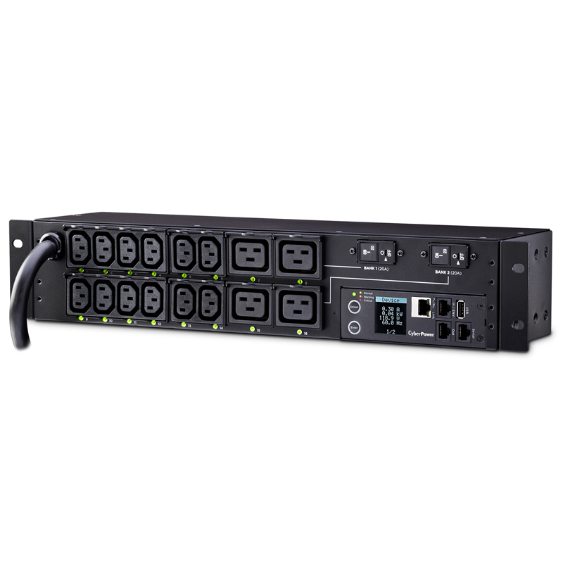 CyberPower PDU41008 16-Outlets 2U Rackmount Switched