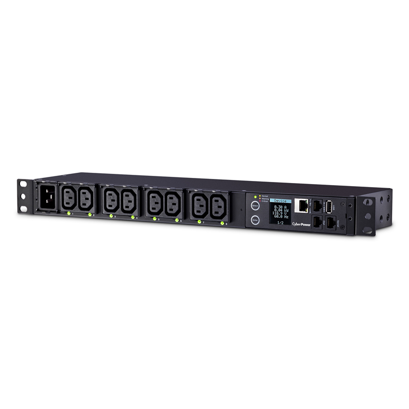 CyberPower PDU81006 8-Outlets 1U Rackmount Metered by-Outlet