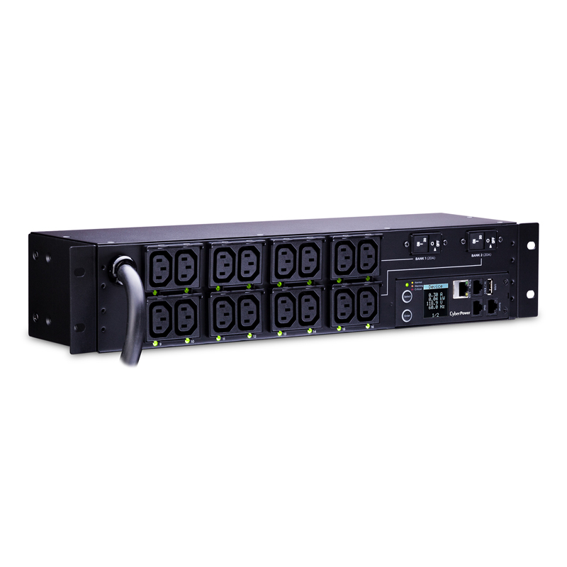 CyberPower PDU81007 16-Outlets 2U Rackmount Metered by-Outlet