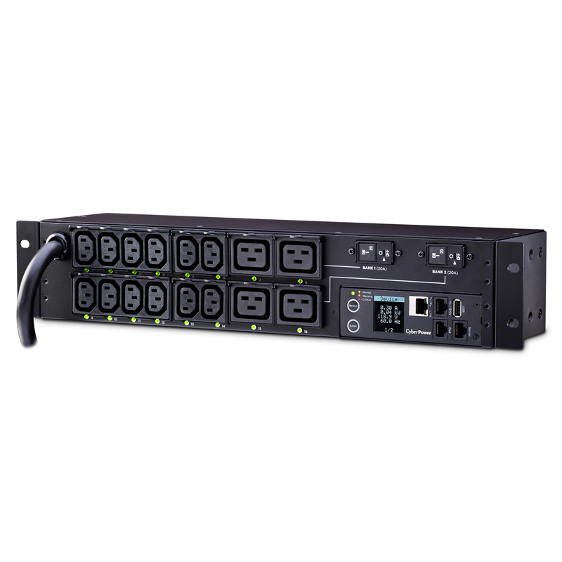 CyberPower PDU81008 12-Outlets 2U Rackmount Metered by-Outlet