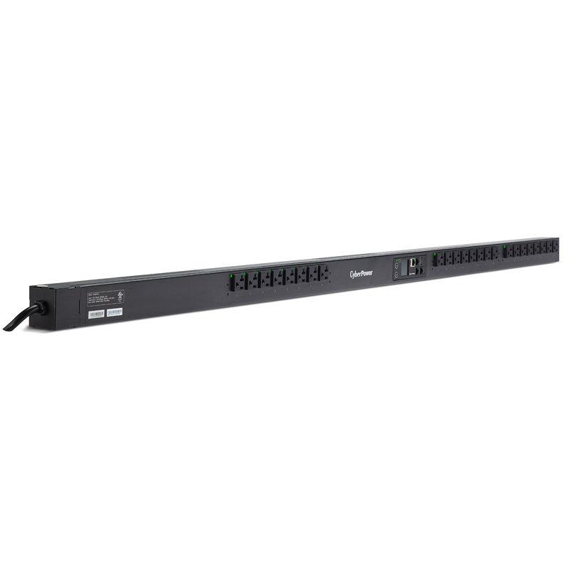 CyberPower PDU81101 24-Outlets OU Rackmount Metered by-Outlet