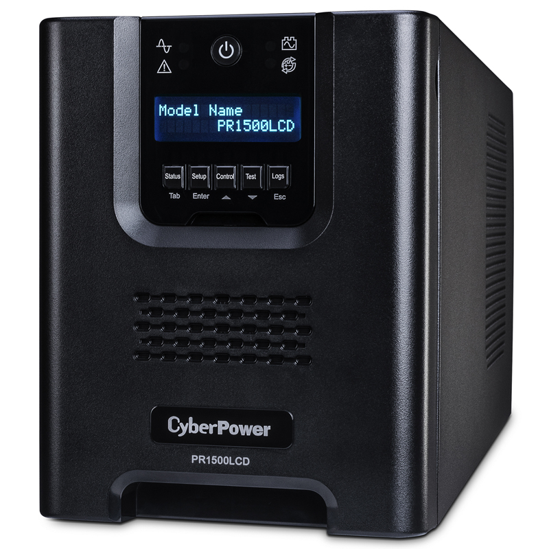 CyberPower PR1500LCD Smart App Sinewave Tower Series UPS System Smart App Sinewave Tower Series