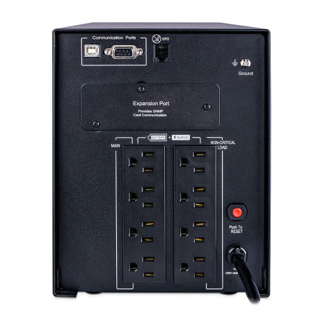 CyberPower PR1500LCD Smart App Sinewave Tower Series UPS System Smart App Sinewave Tower Series