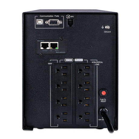 CyberPower PR1500LCDN Smart App Sinewave Tower Series UPS System Smart App Sinewave Tower Series