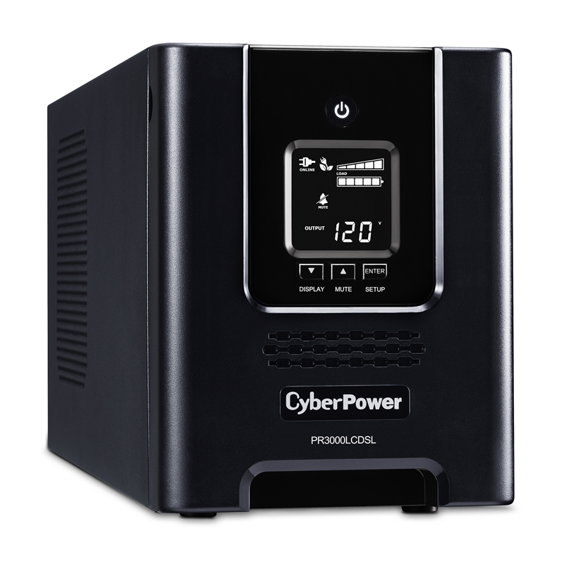 CyberPower PR3000LCDSL Smart App Sinewave Tower Series UPS System Smart App Sinewave Tower Series