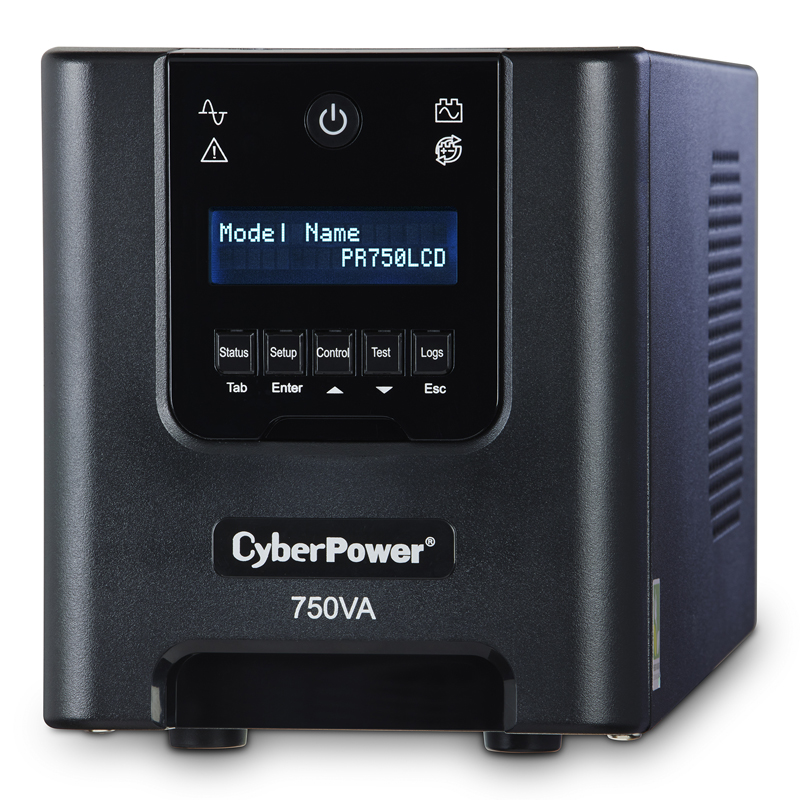 CyberPower PR750LCD Smart App Sinewave Tower Series UPS System Smart App Sinewave Tower Series