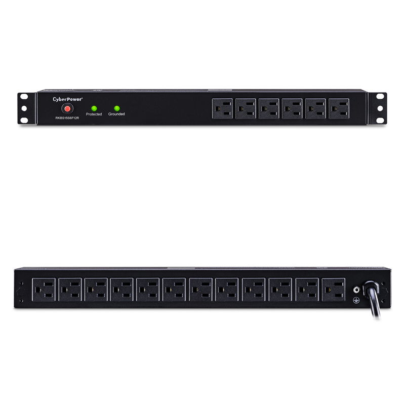 CyberPower RKBS15S6F12R 18-Outlet Surge Suppressor Rackbars