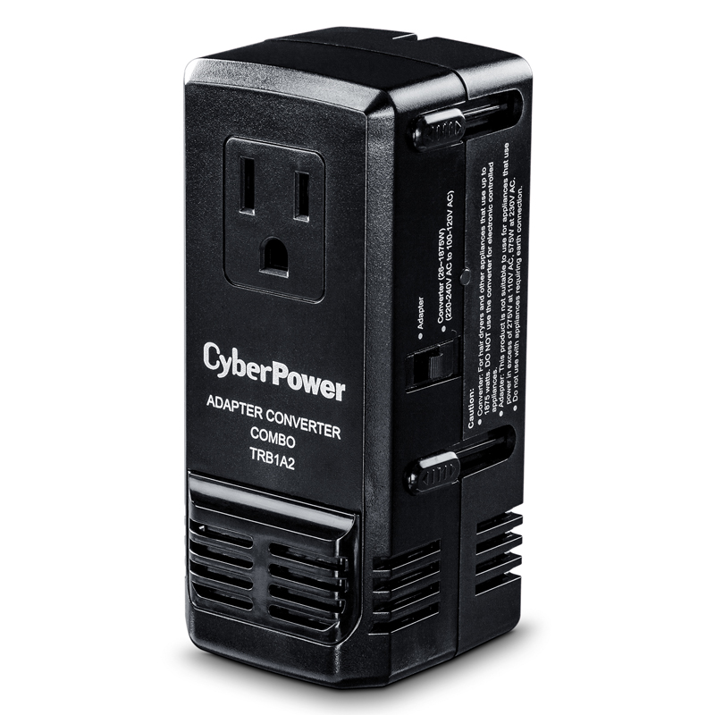 CyberPower TRB1A2 Travel Power Adapter/Converter Combo Travel Chargers