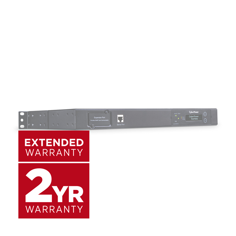 CyberPower Monitored & Metered ATS PDU 2-Year Extended Warranty (No Harware Included) Extended Warranty CyberPower Monitored & Metered ATS PDU 2-Year Extended Warranty (No Harware Included) Extended Warranty